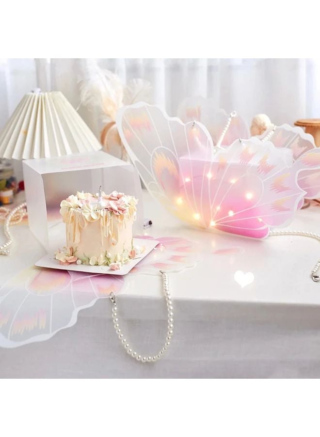 5pcs Pink Butterfly Cake Box With Transparent Inserts Plaque For Mothers Day Cake Decoration Packaging - Image 4